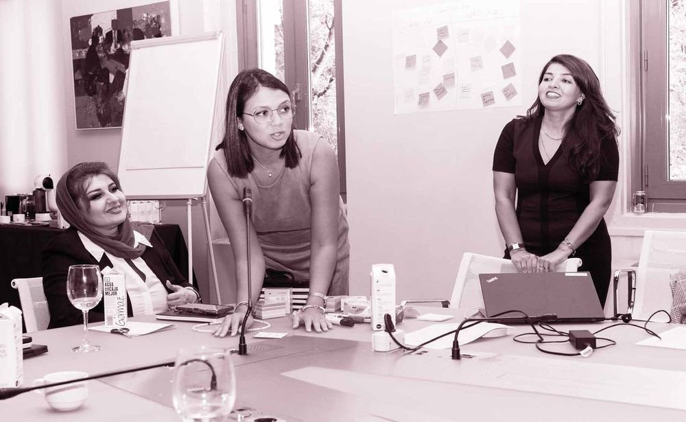Femmes leaders en atelier