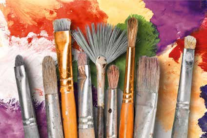 Pinceaux et peinture